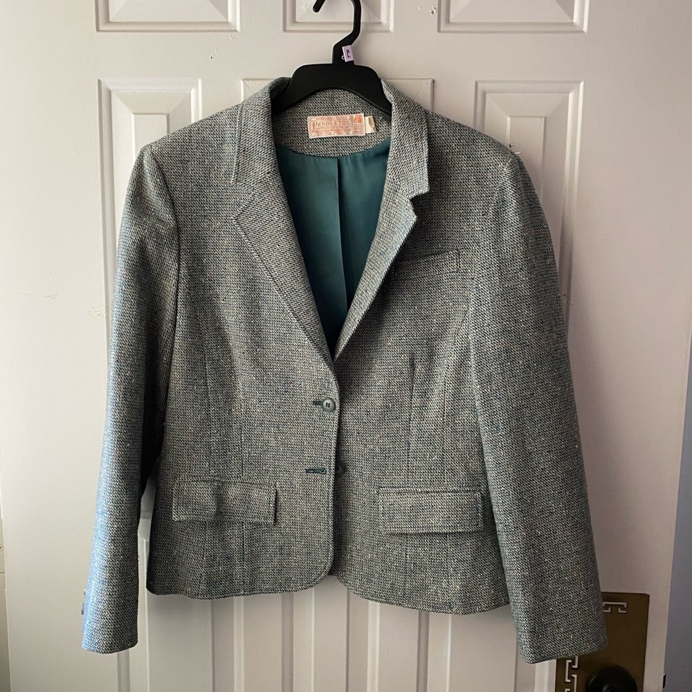 Vintage Pendleton Pure Virgin Wool Blazer - sz 16